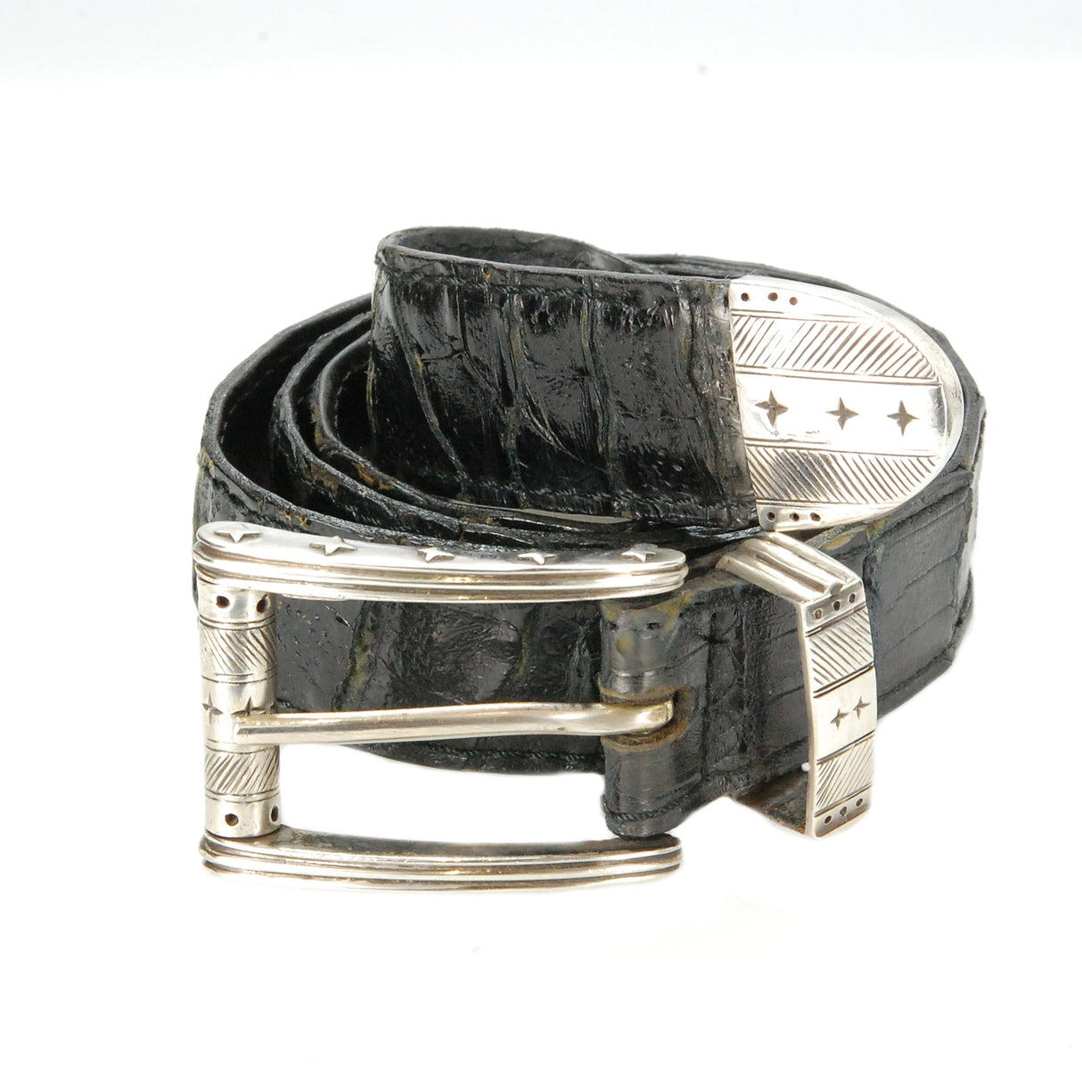 Silver Beltset STARS and STRIPES