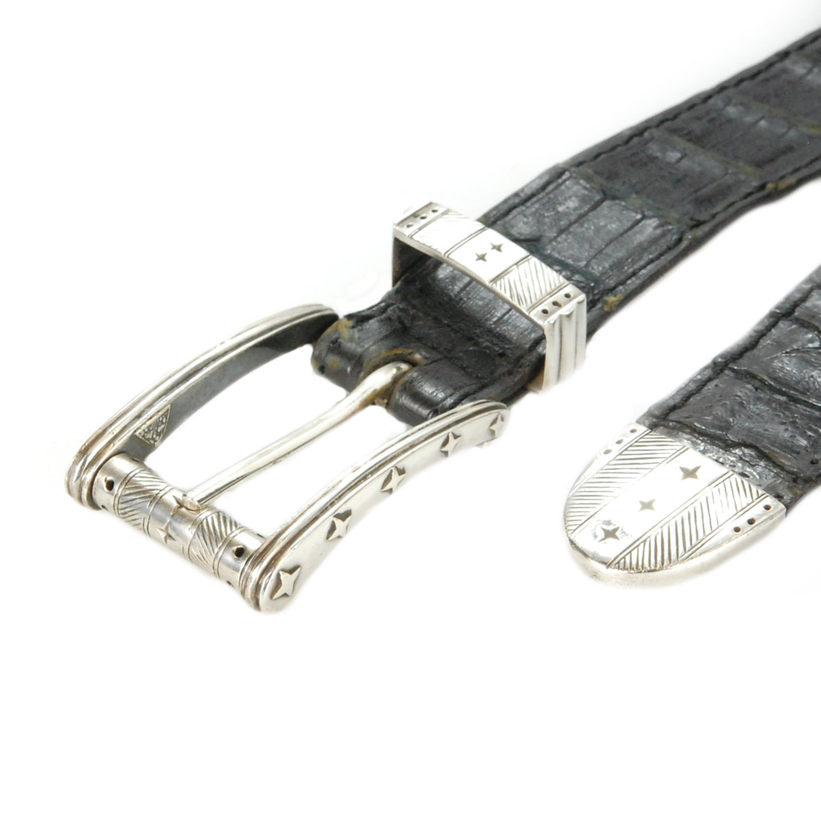Silver Beltset STARS and STRIPES