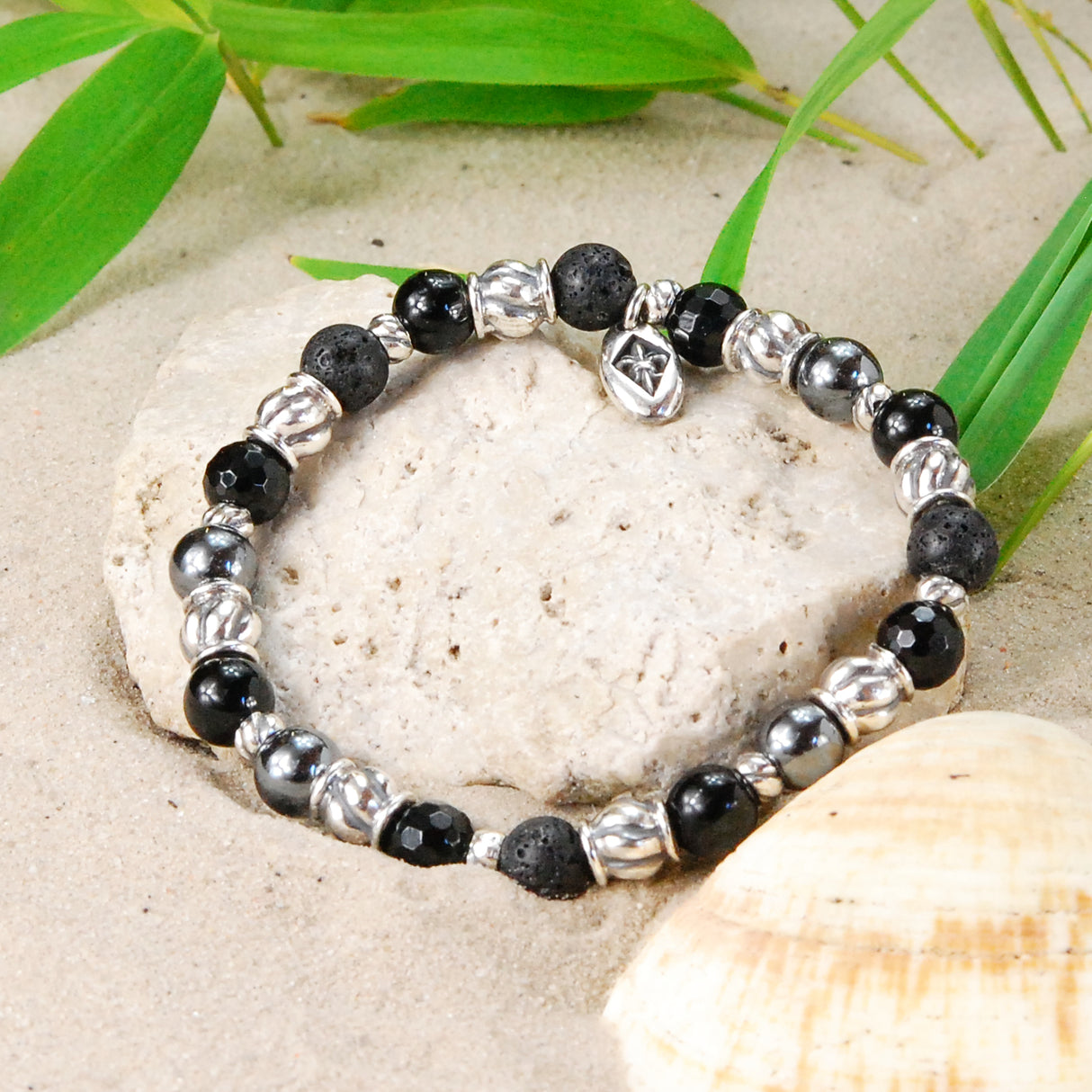 Silberarmband PERLEN und SPIRALFÄSSER Slim Version S
