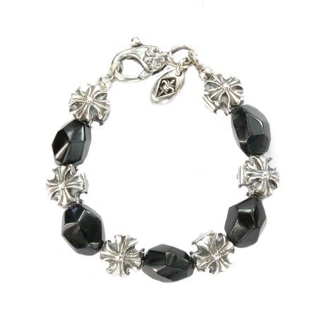 Silberarmband MALTESERKREUZE und STEINROCKS