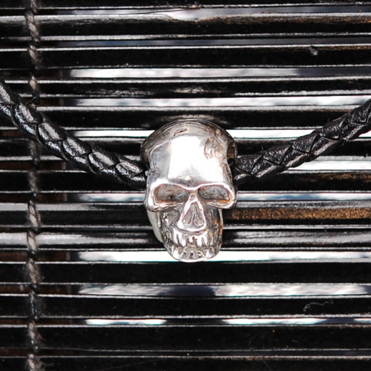 Silver Pendant SKULL M with Hole