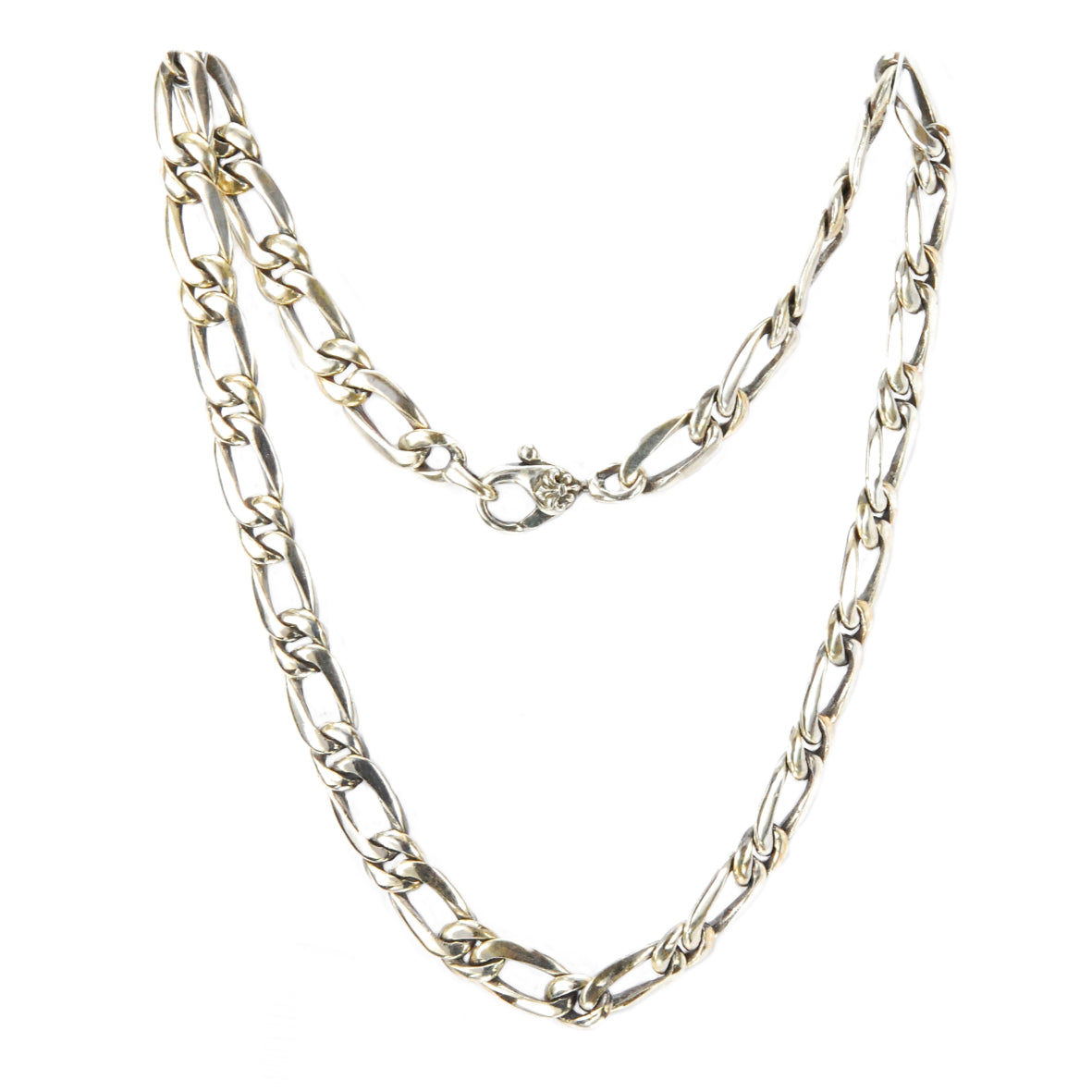 Silver Neckchain FIGARO Chain 12