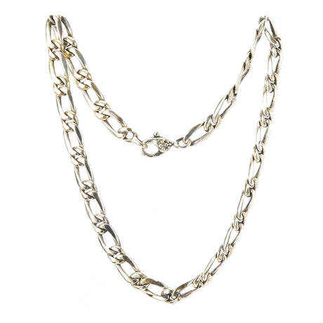 Silver Neckchain FIGARO Chain 12