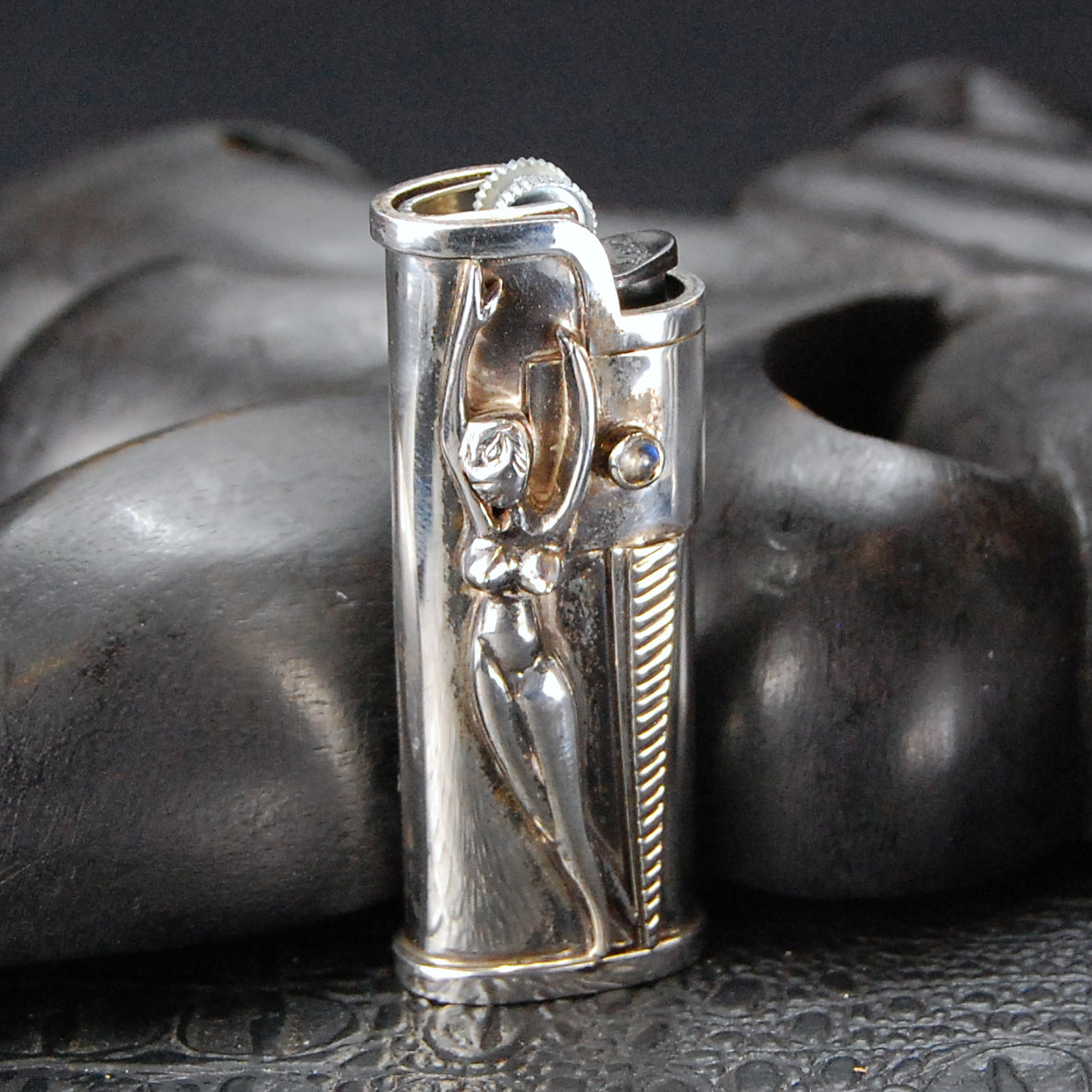 Silver Lighter Cover DANCER