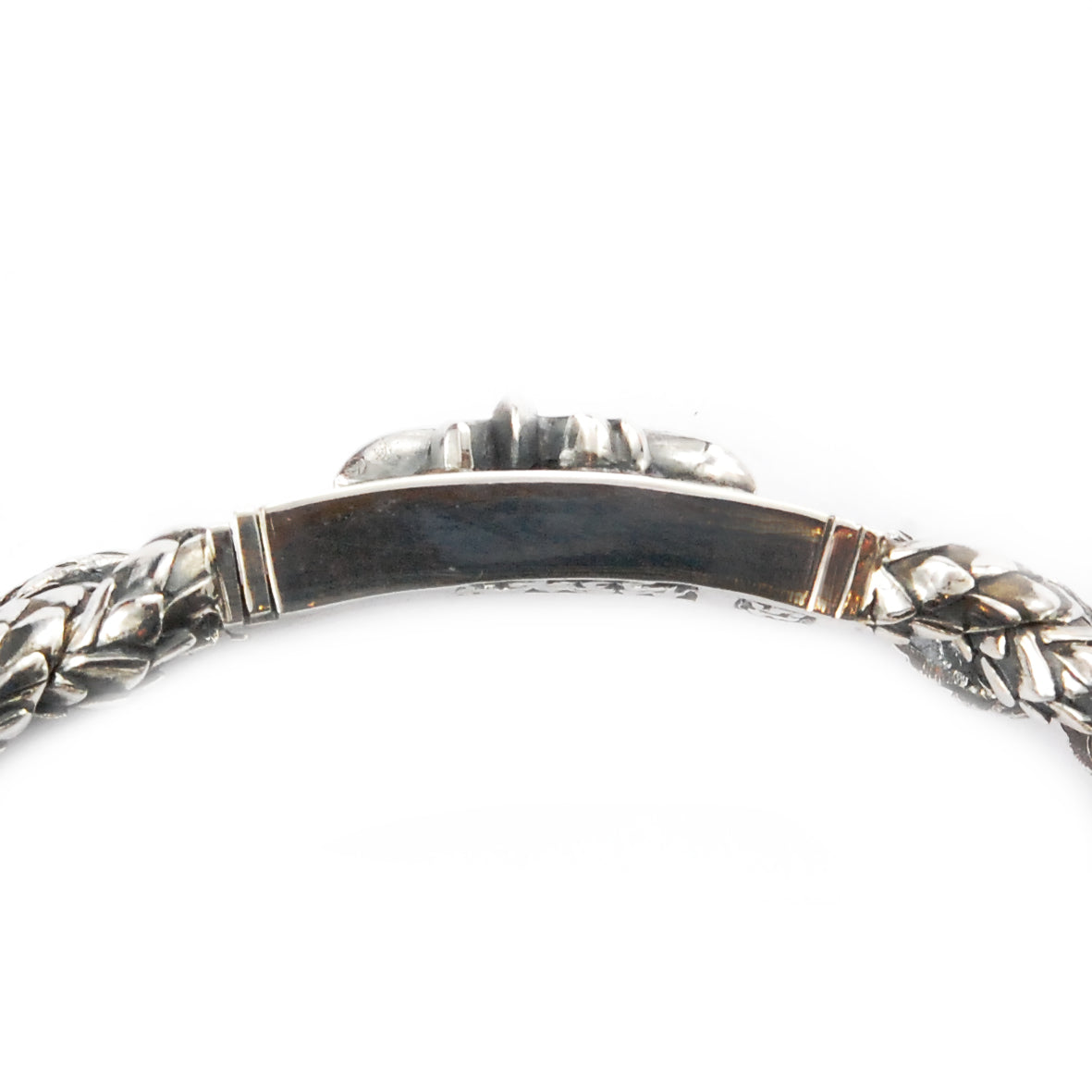Silver Bracelet LONG LILY S with DRAGON SCALES