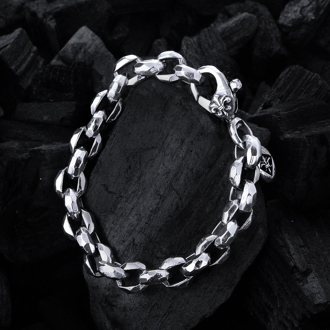 Silberarmband Erbs Chain M Facettiert