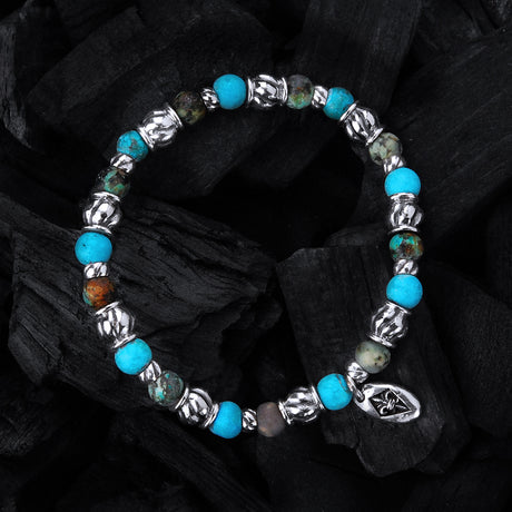 Silberarmband PERLEN und SPIRALFÄSSER Slim Version S