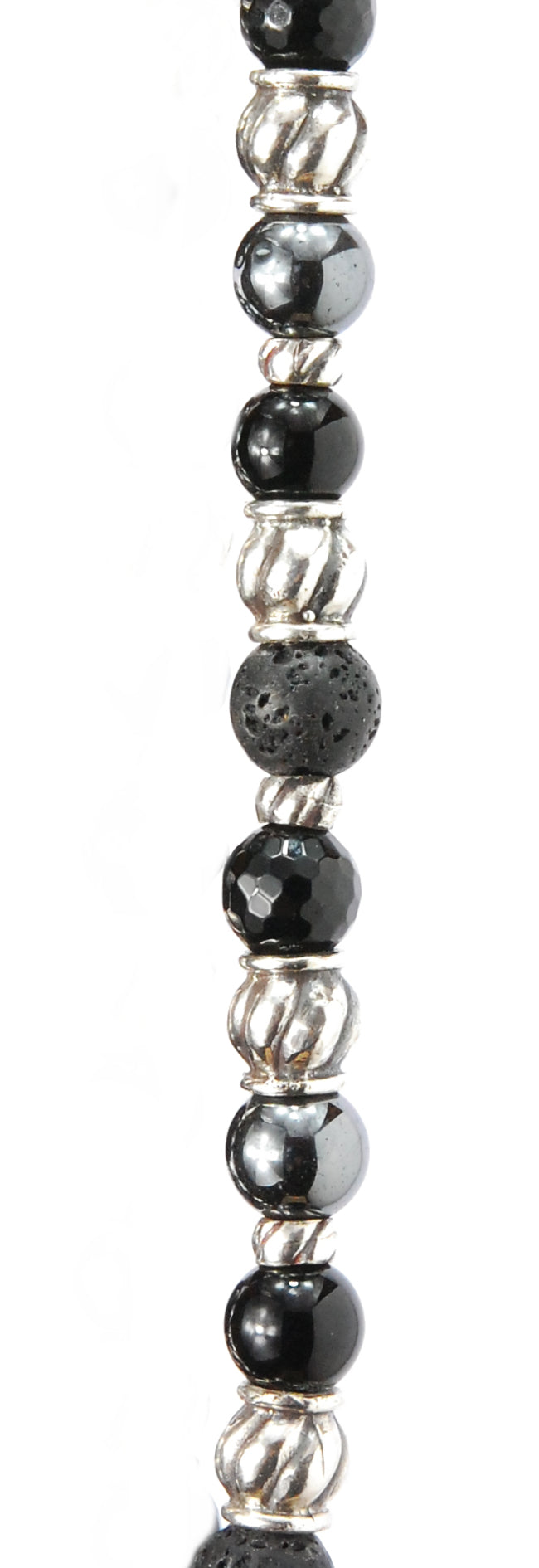Silberarmband PERLEN und SPIRALFÄSSER Slim Version S