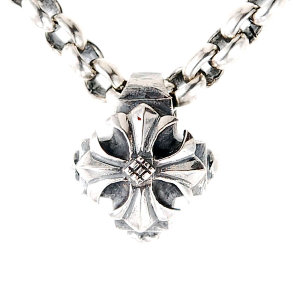 Silver Pendant Greek Cross Body with Hole and MALTESER CROSS 16