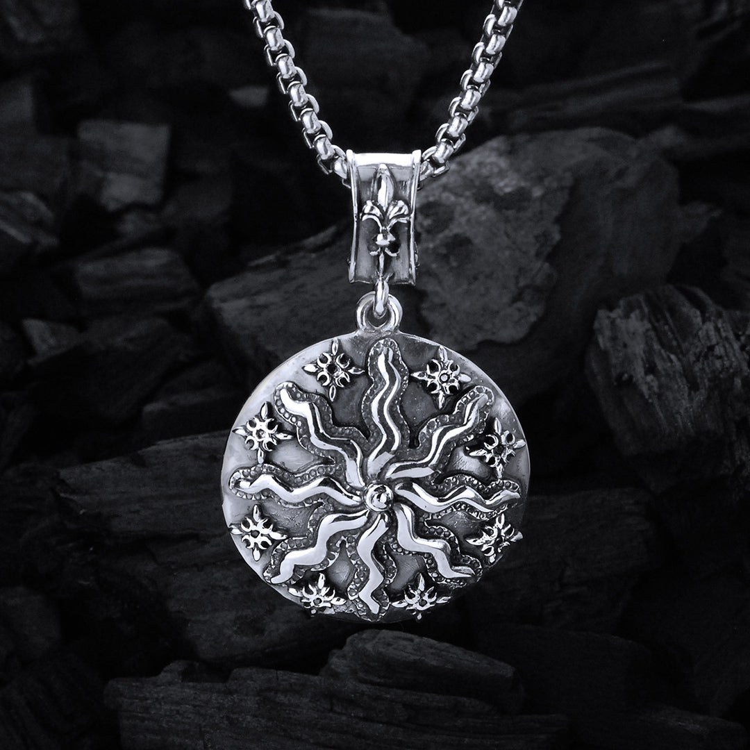 Silver Pendant SUN and PLANETS 38
