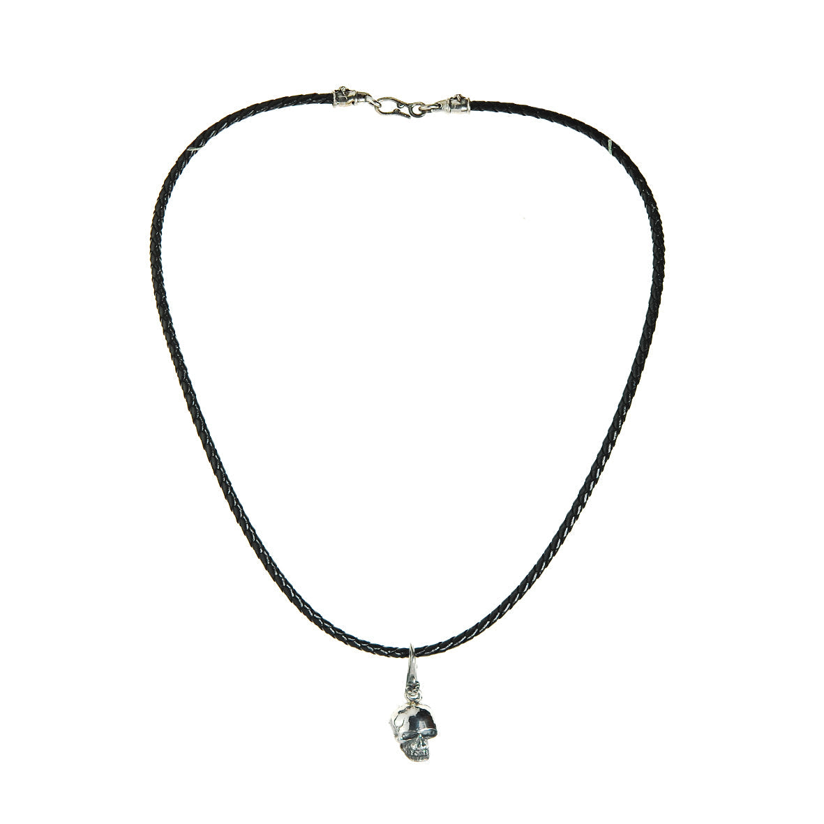 Silver Pendant SKULL S with Hook