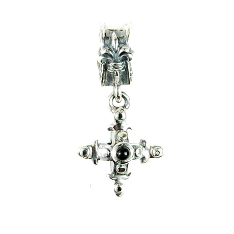 Silver Pendant SMITH CROSS  Body and Stones 18