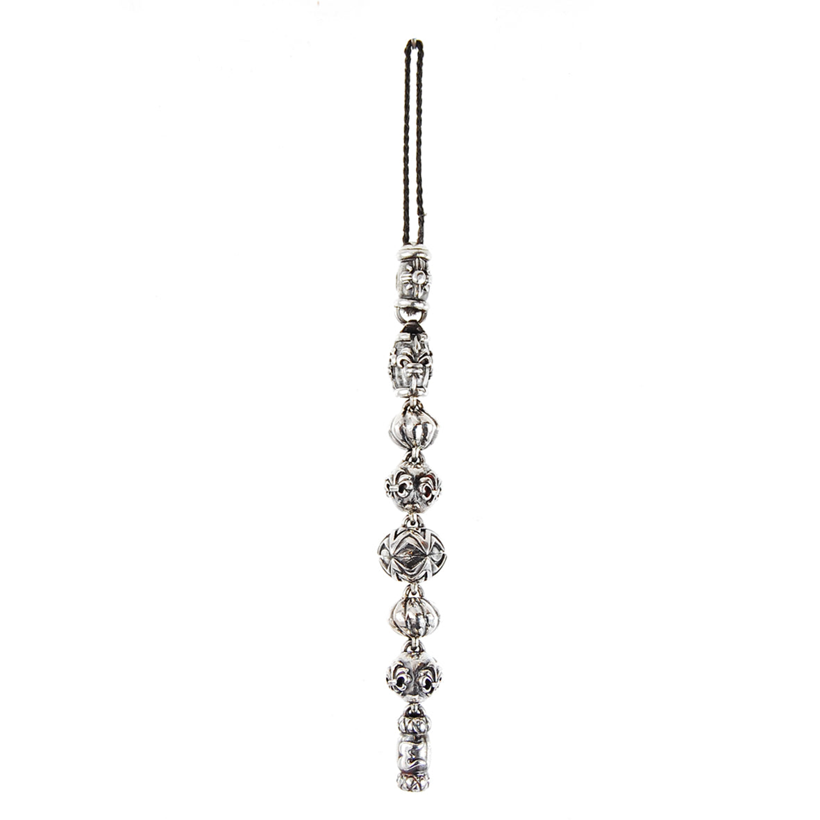 Silver Zipper Pendant LILY Beads and M-star Tube