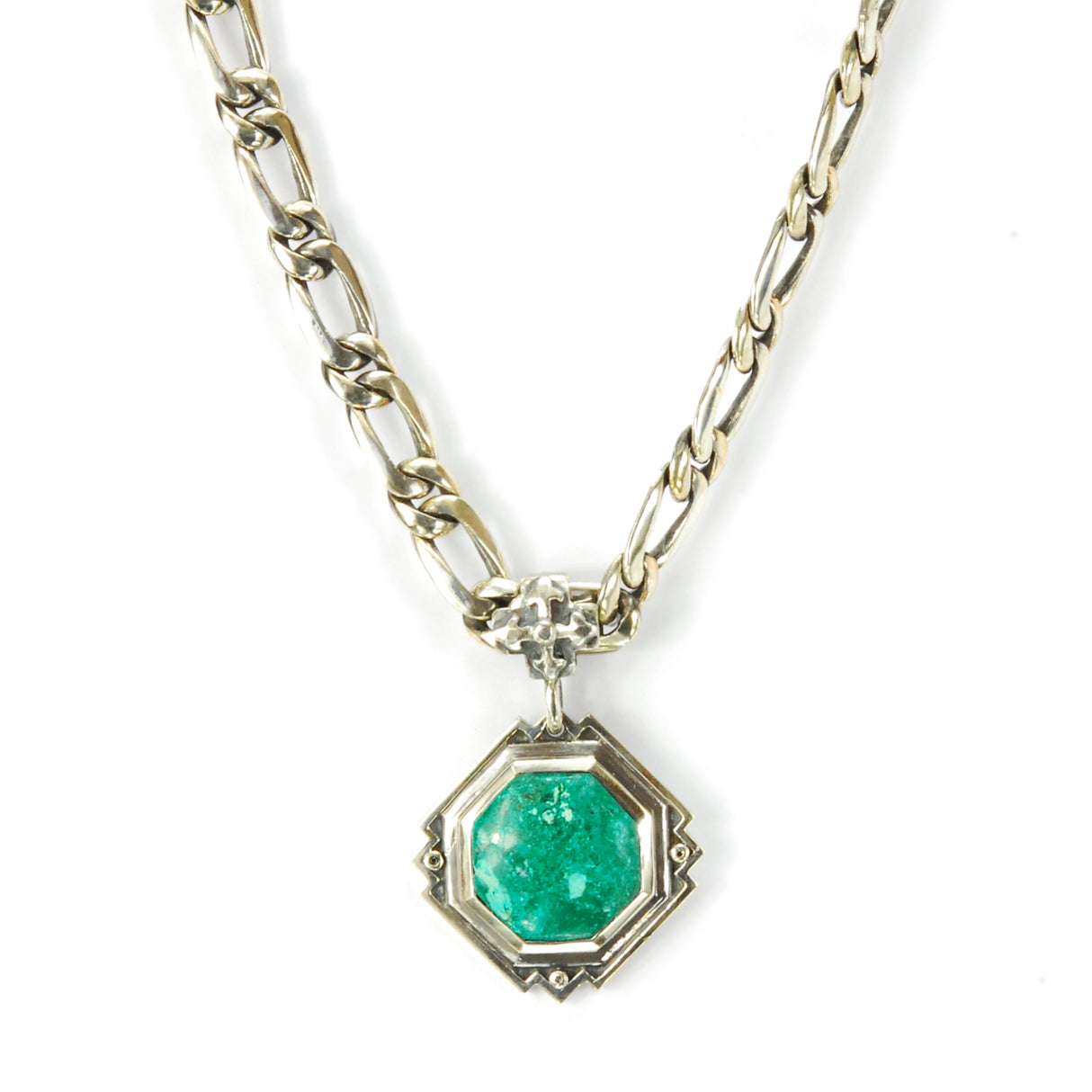 Silver Neckchain FIGARO Chain 12