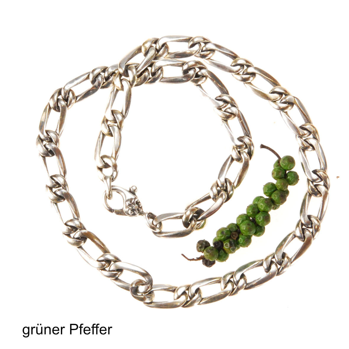 Silver Neckchain FIGARO Chain 12