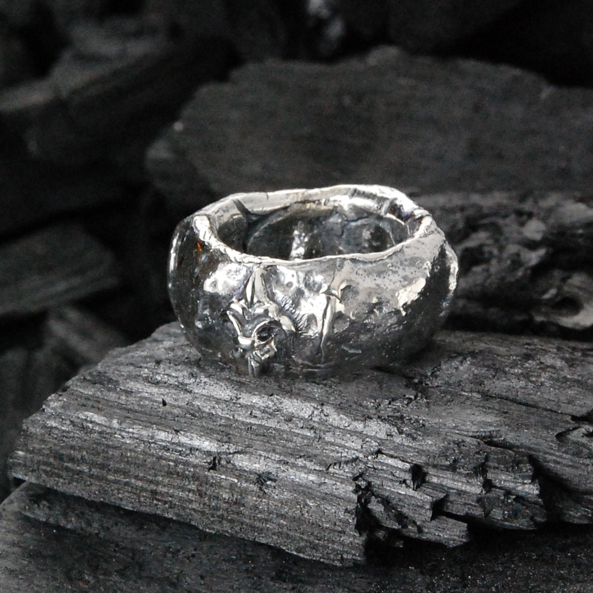 Silver Ring CROCODILE