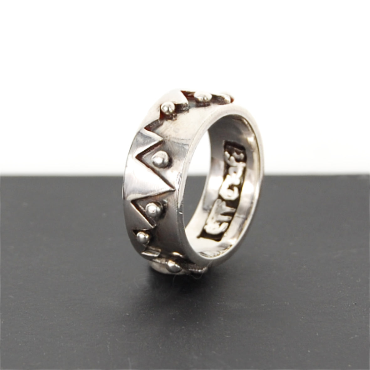 Silver Ring SPARKS Band