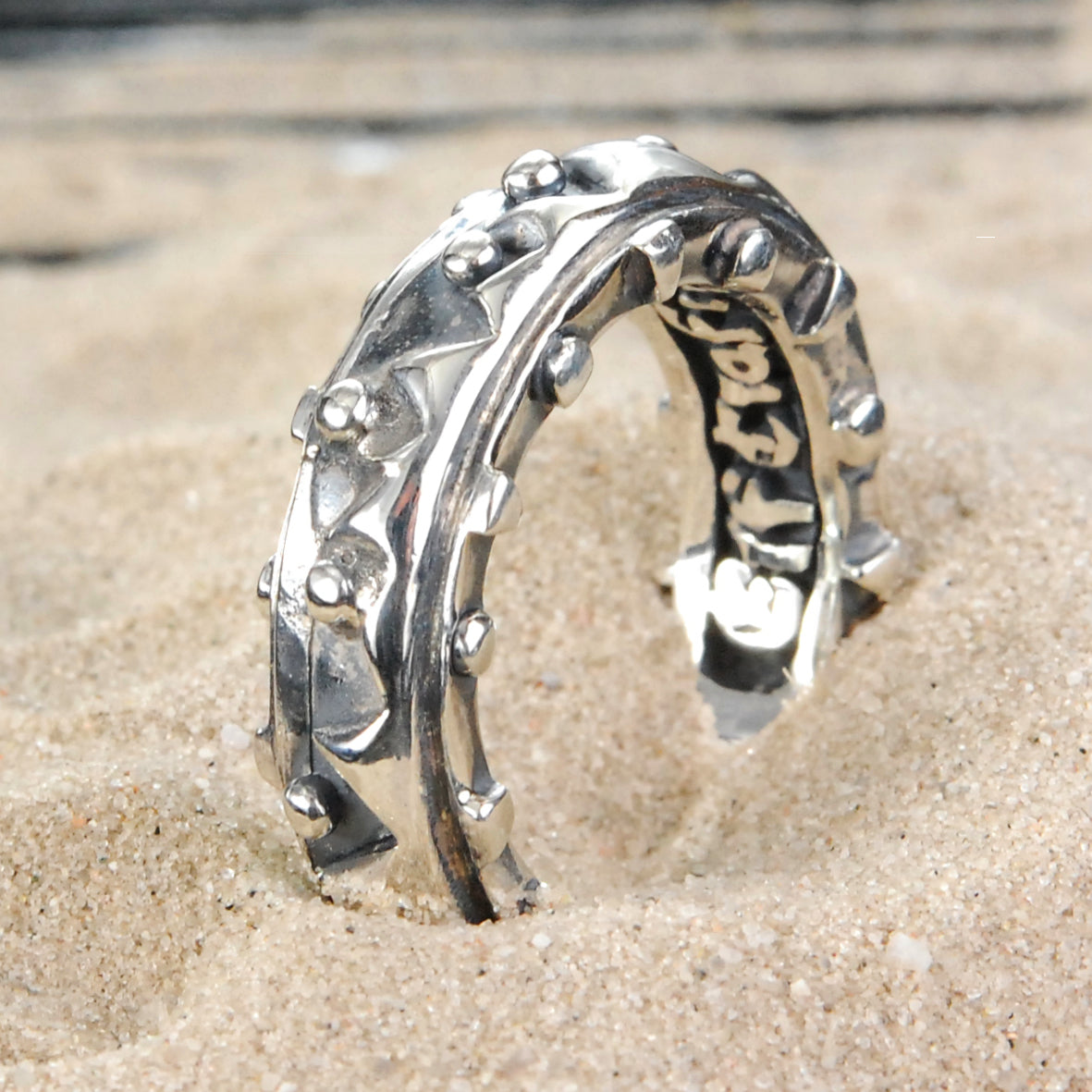 Silver Ring SPARKS Band