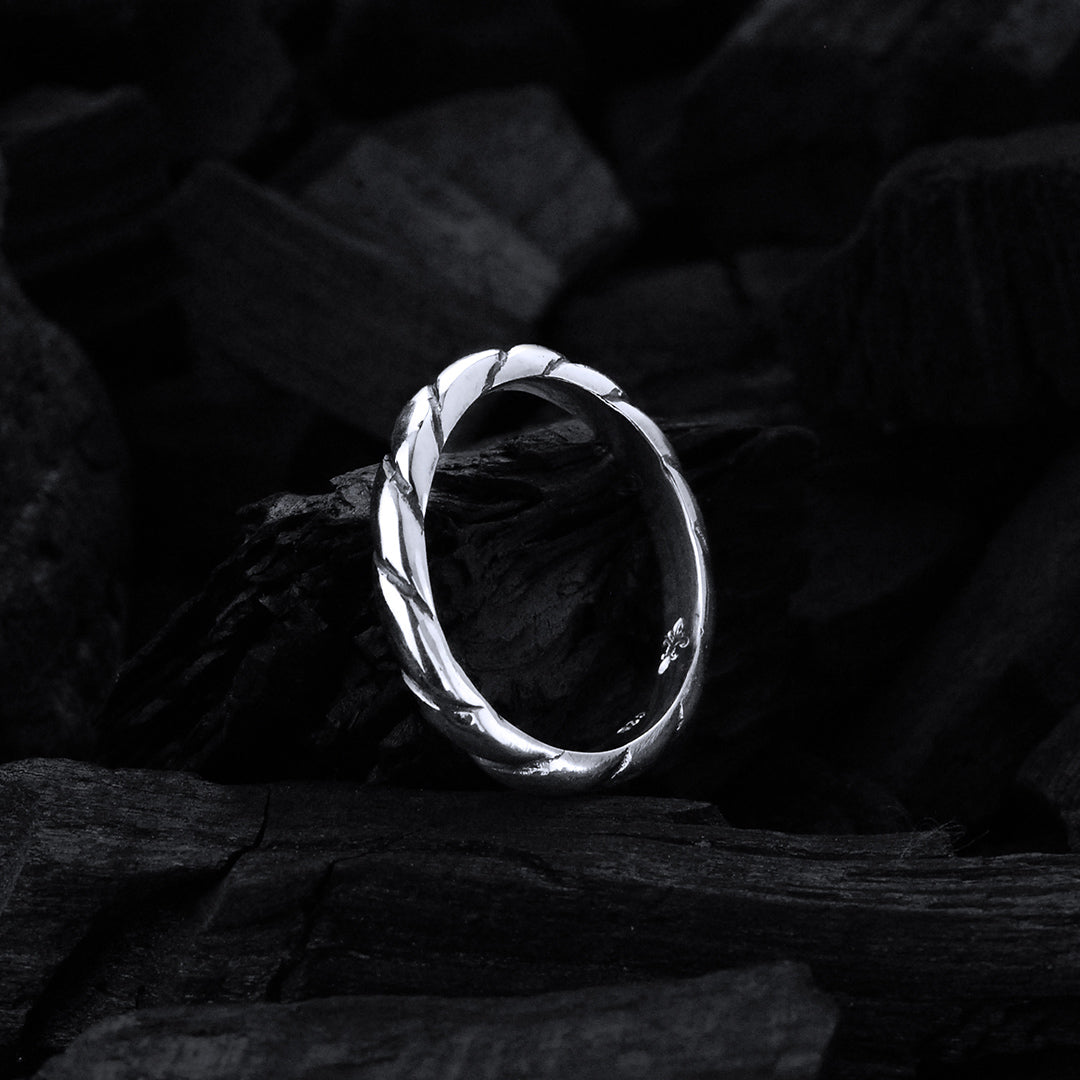 Silver Ring Slim SPIRAL