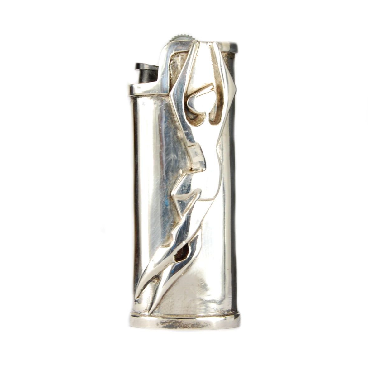Silver Lighter Cover ZIGGY with STAR