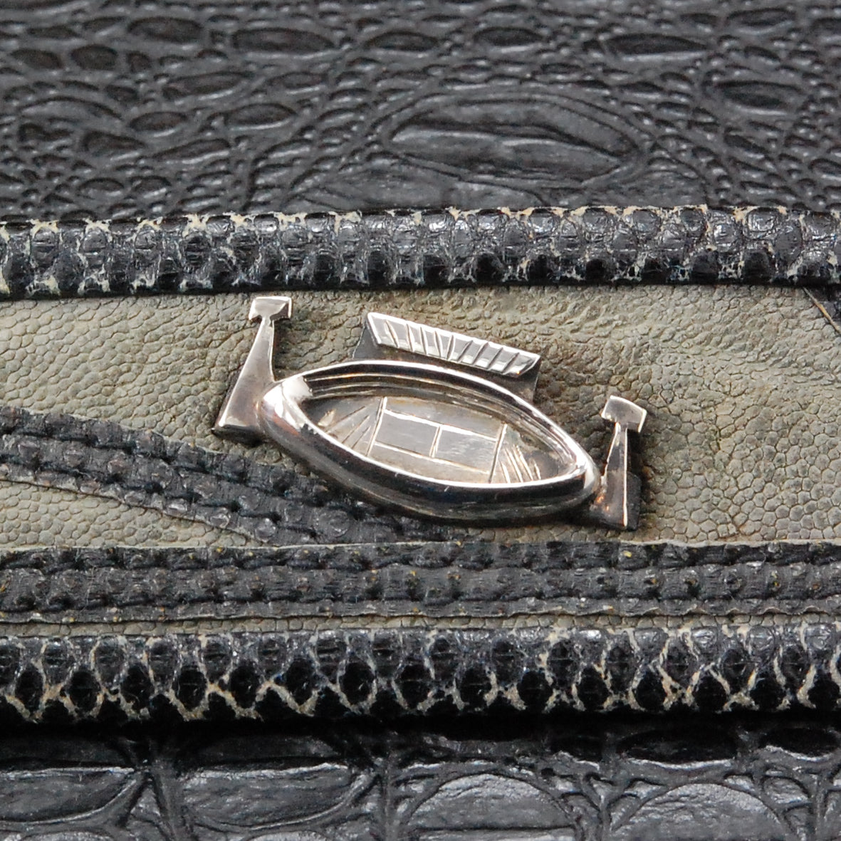 Beltstrap Exot.Leather and Silver City Parts and SKYLINE Buckle