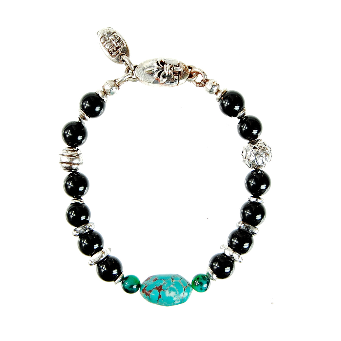 Silver Bracelet Beads and STONE ROCKS with Silver Parts