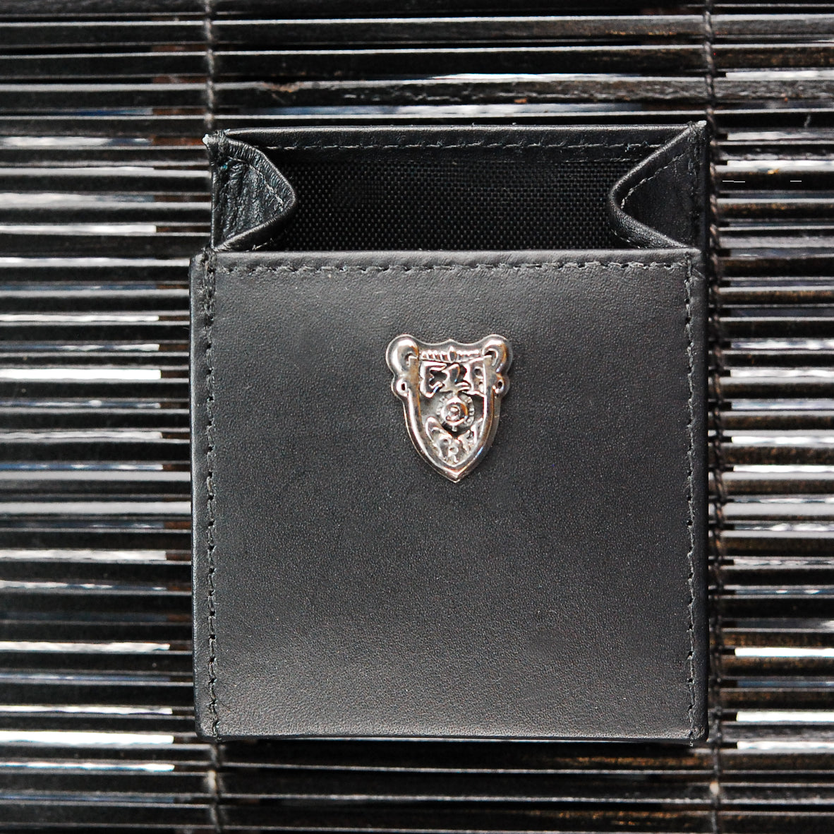 Cigarette Box Cover with Silver SHIELD with METEORITE