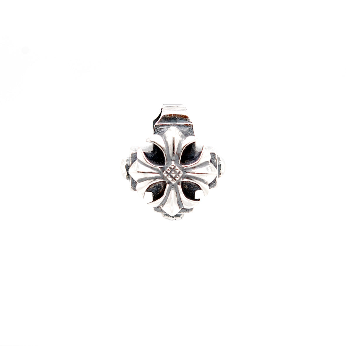 Silver Pendant Greek Cross Body with Hole and MALTESER CROSS 16