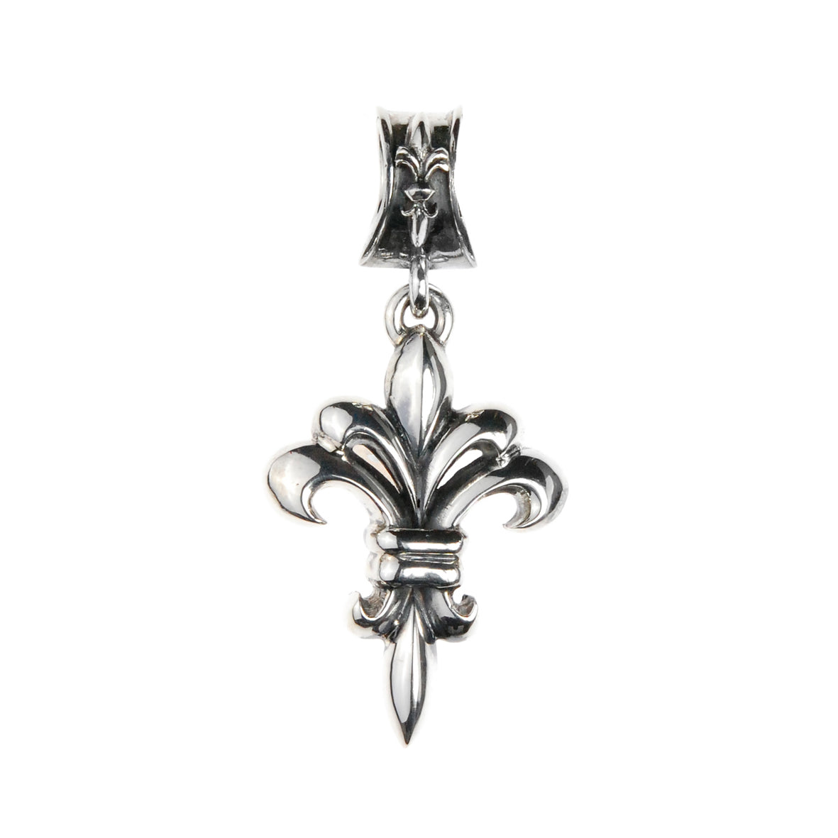 Silver Pendant LILY M plain