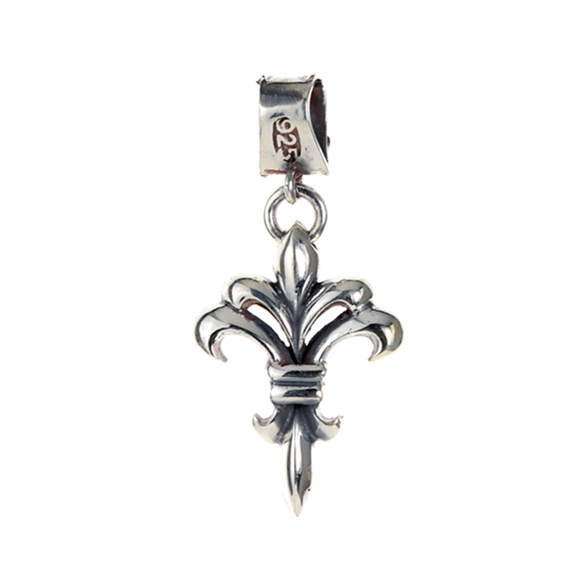 Silver Pendant LILY M plain