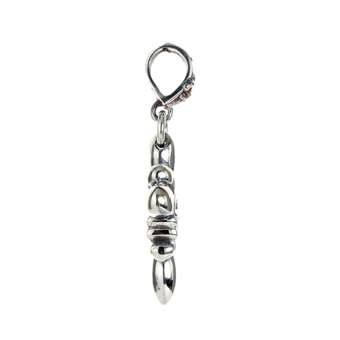Silver Pendant LILY M plain