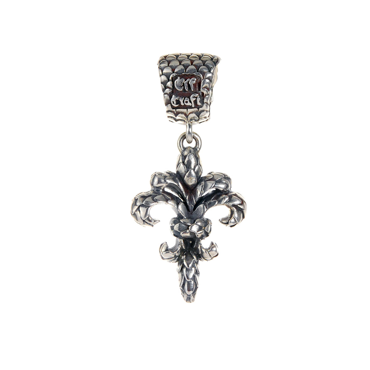 Silver Pendant LILY M DRAGON SCALES