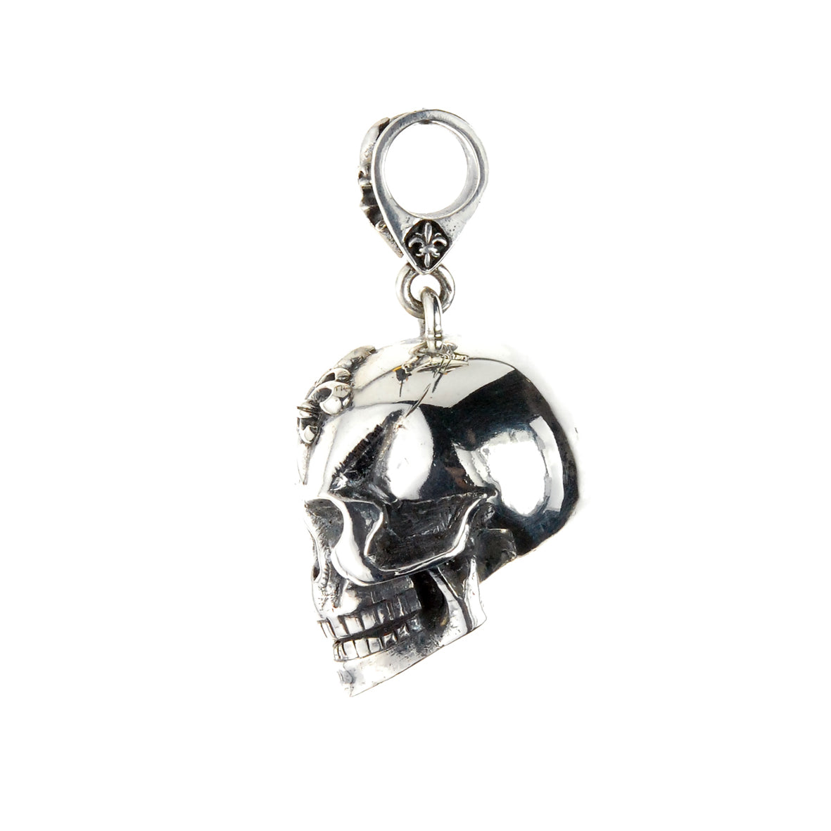 Silberanhänger TOTENKOPF XL 40