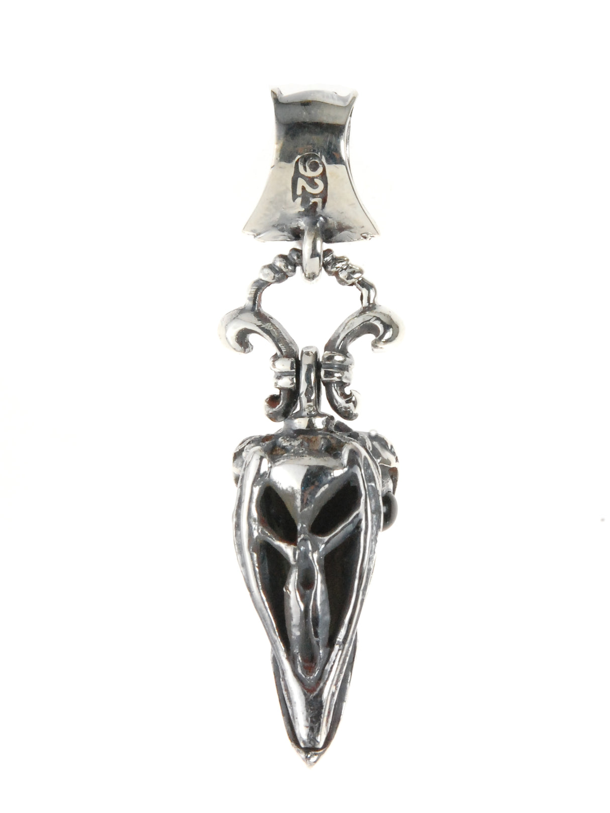 Silver Pendant Eagleskull L Garden at Night