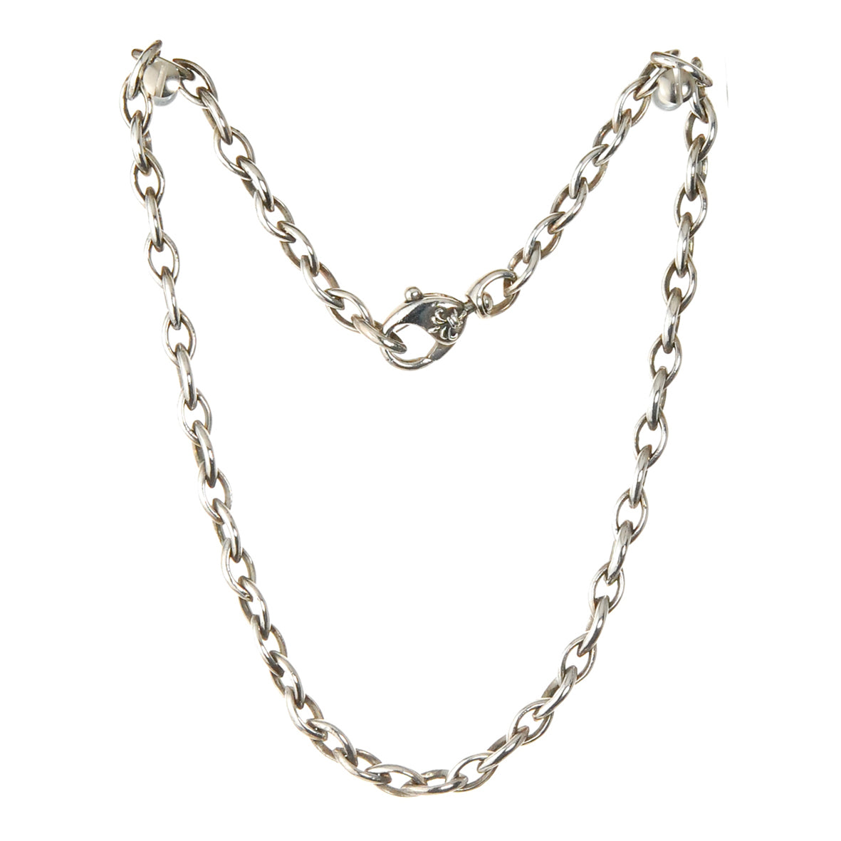Silver Neckchain NAVETTE Chain S Slim