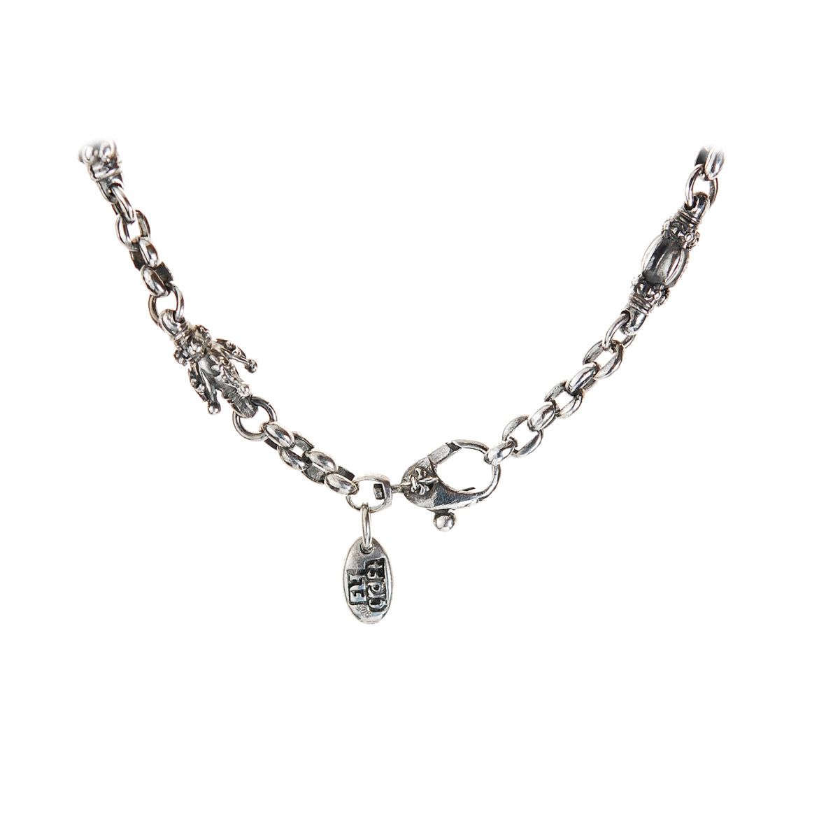 Silver Neckchain Fetishchain Horns Crowns Pinballs Sprouts Stars Lilies M Stars