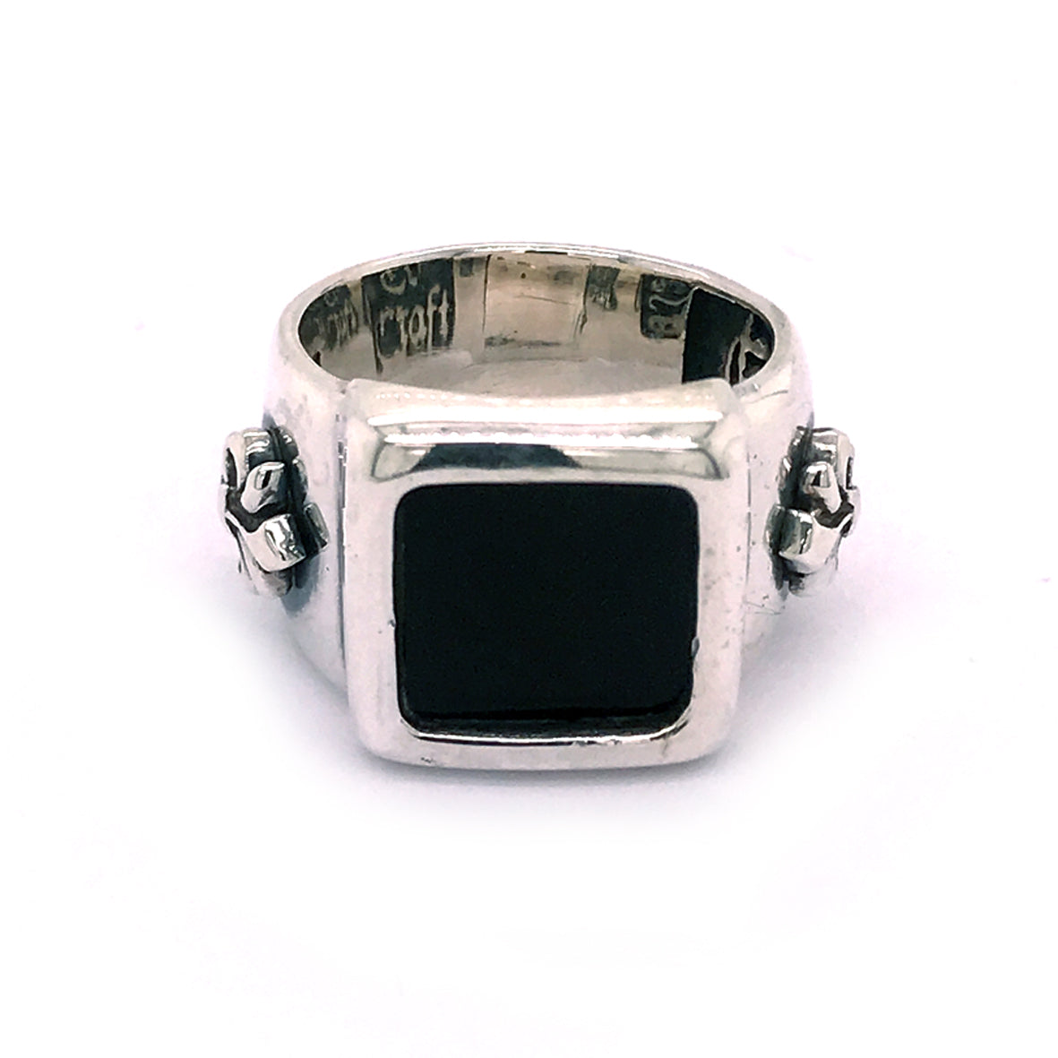 Silver Ring CARE ff and Two LILIES