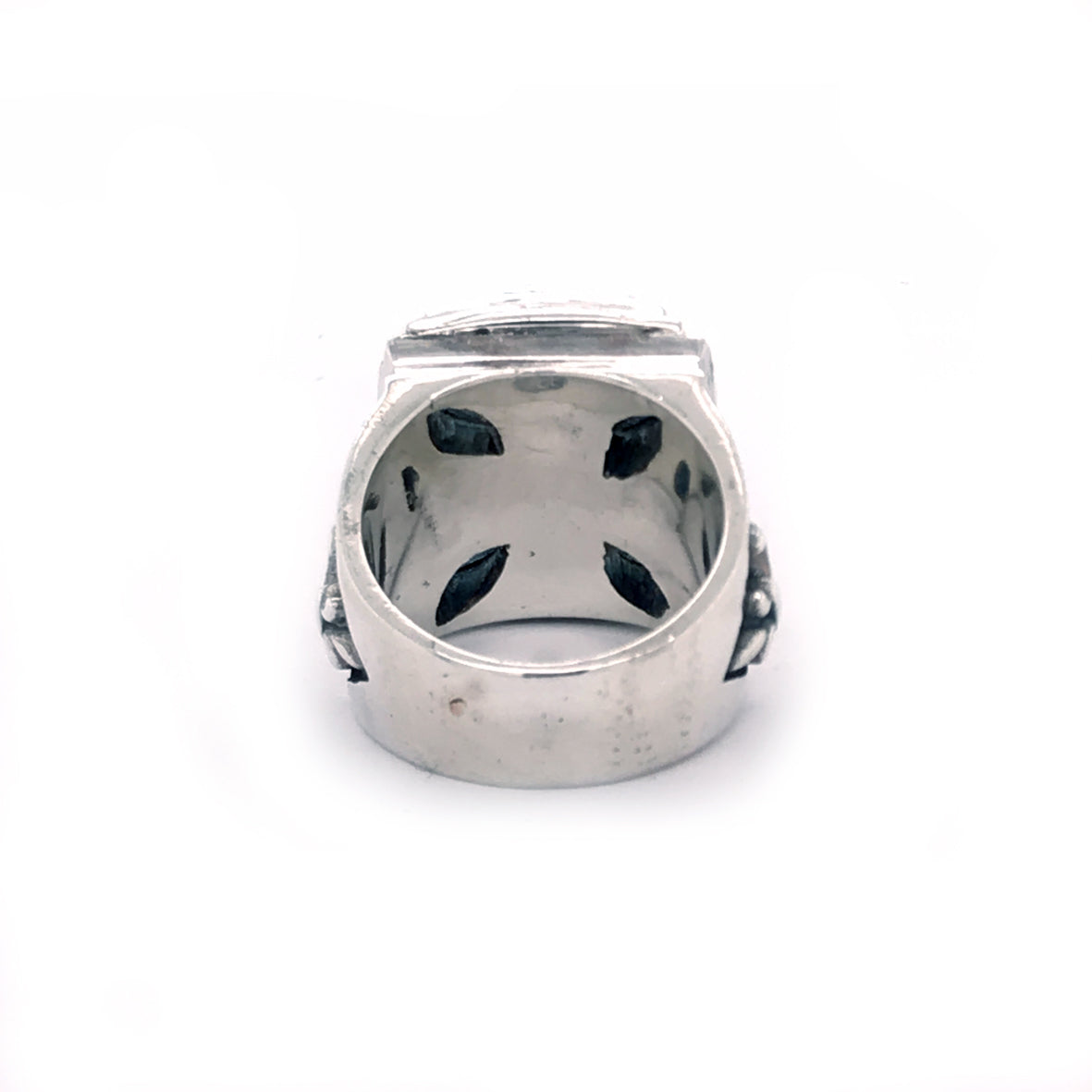 Silver Ring MALTESER CROSS L on Lily Band