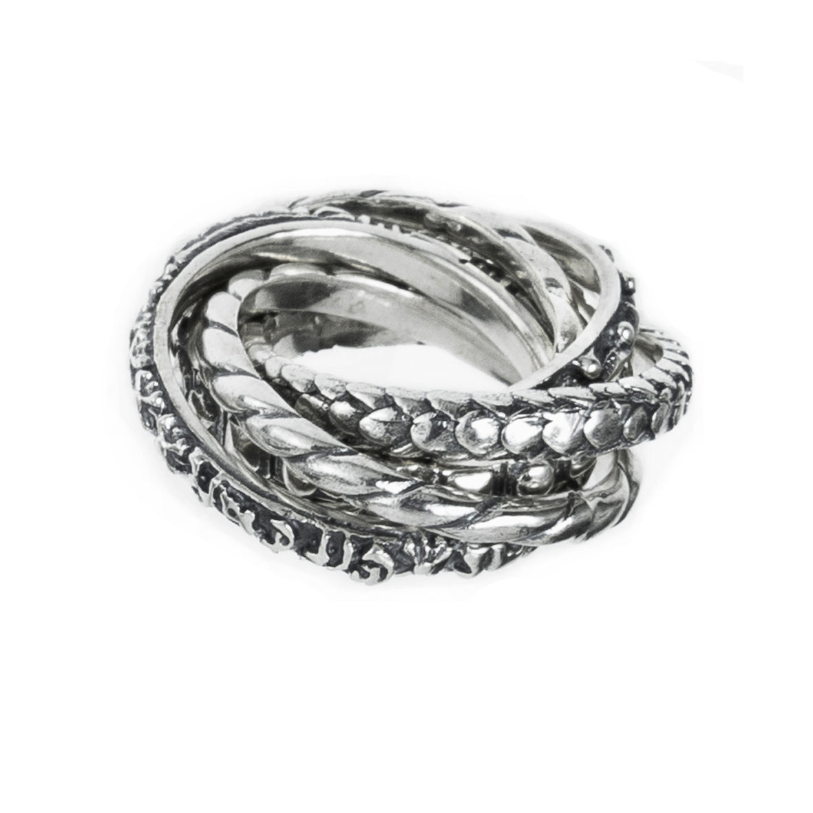 Silver Ring SIX Band