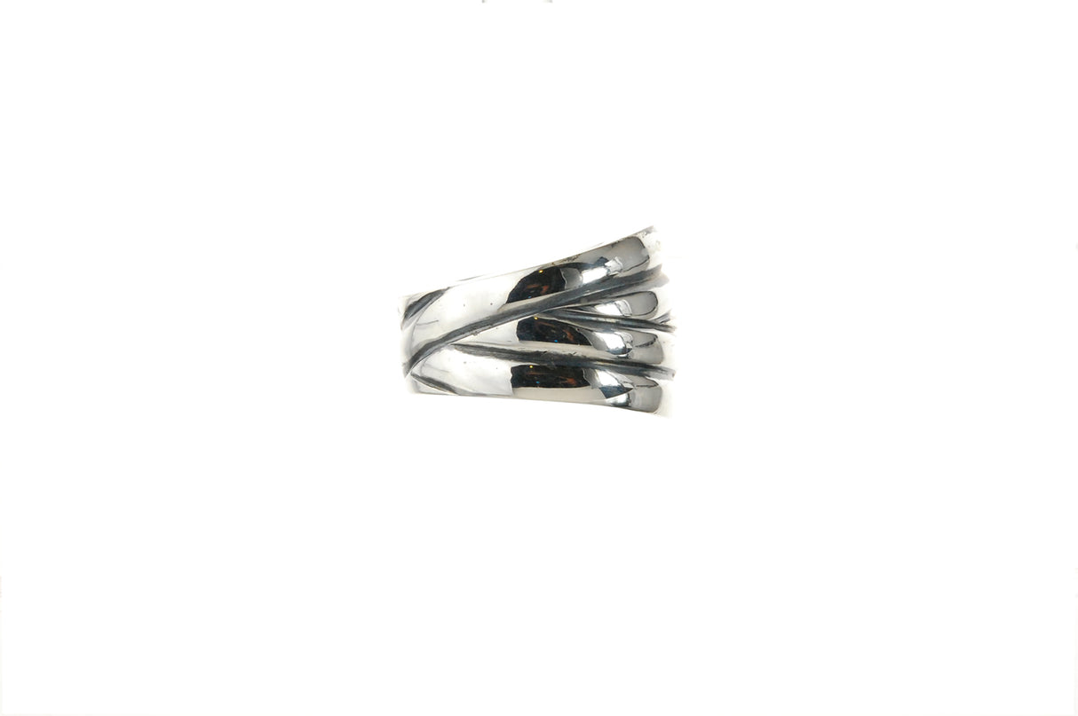 Silver Ring Plain SOLID BANDS M