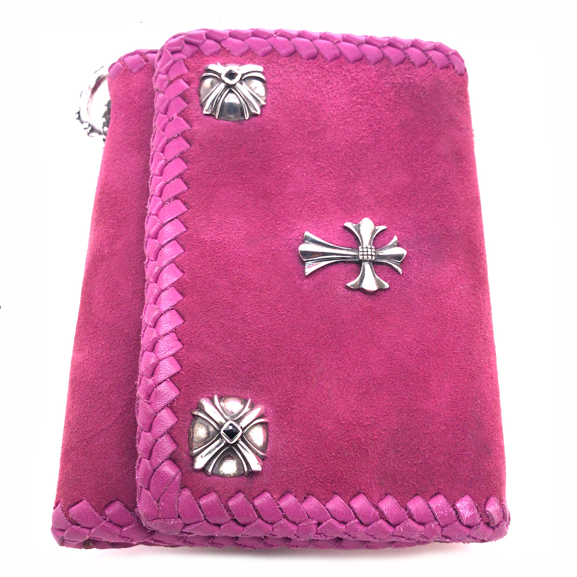 Leather Wallet with Searay and Silver MORNING STAR CROSS