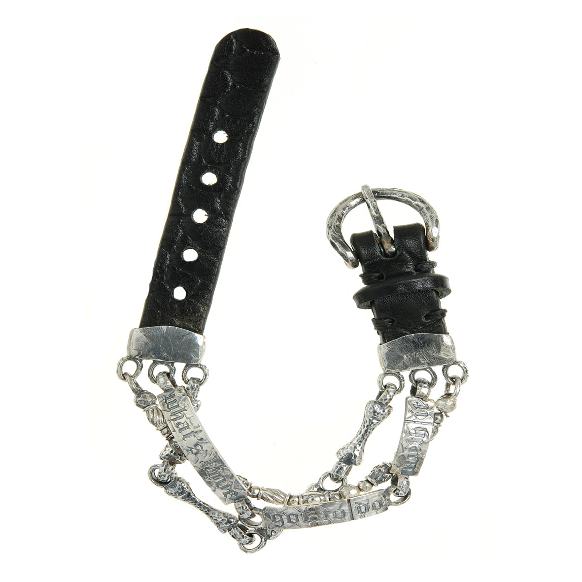 Silver Bracelet Silver BONES and TUBES and What´s Love Got To Do With It