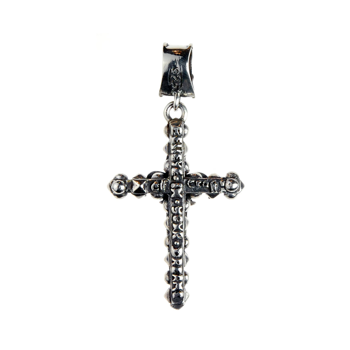 Silver Pendant PYRAMIDES CROSS with DAGGER