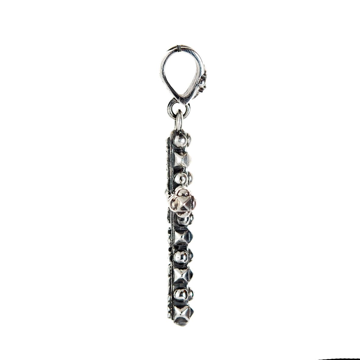 Silver Pendant PYRAMIDES and DOMES Cross