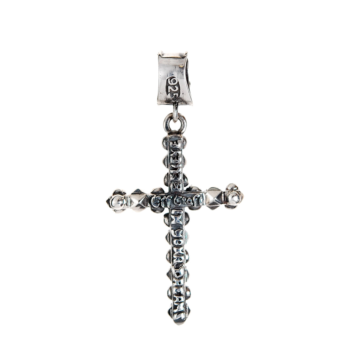Silver Pendant PYRAMIDES and DOMES Cross