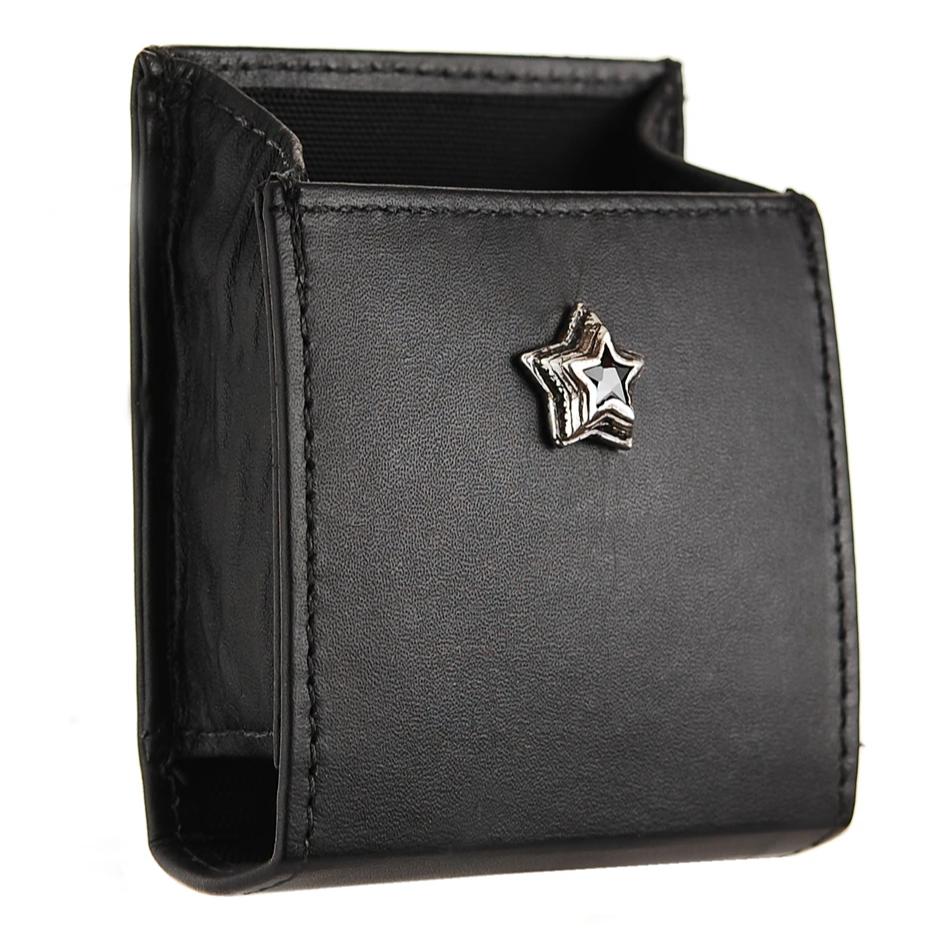 Cigarette Box Cover 77 x 62 mm with Onyx SILVER STAR