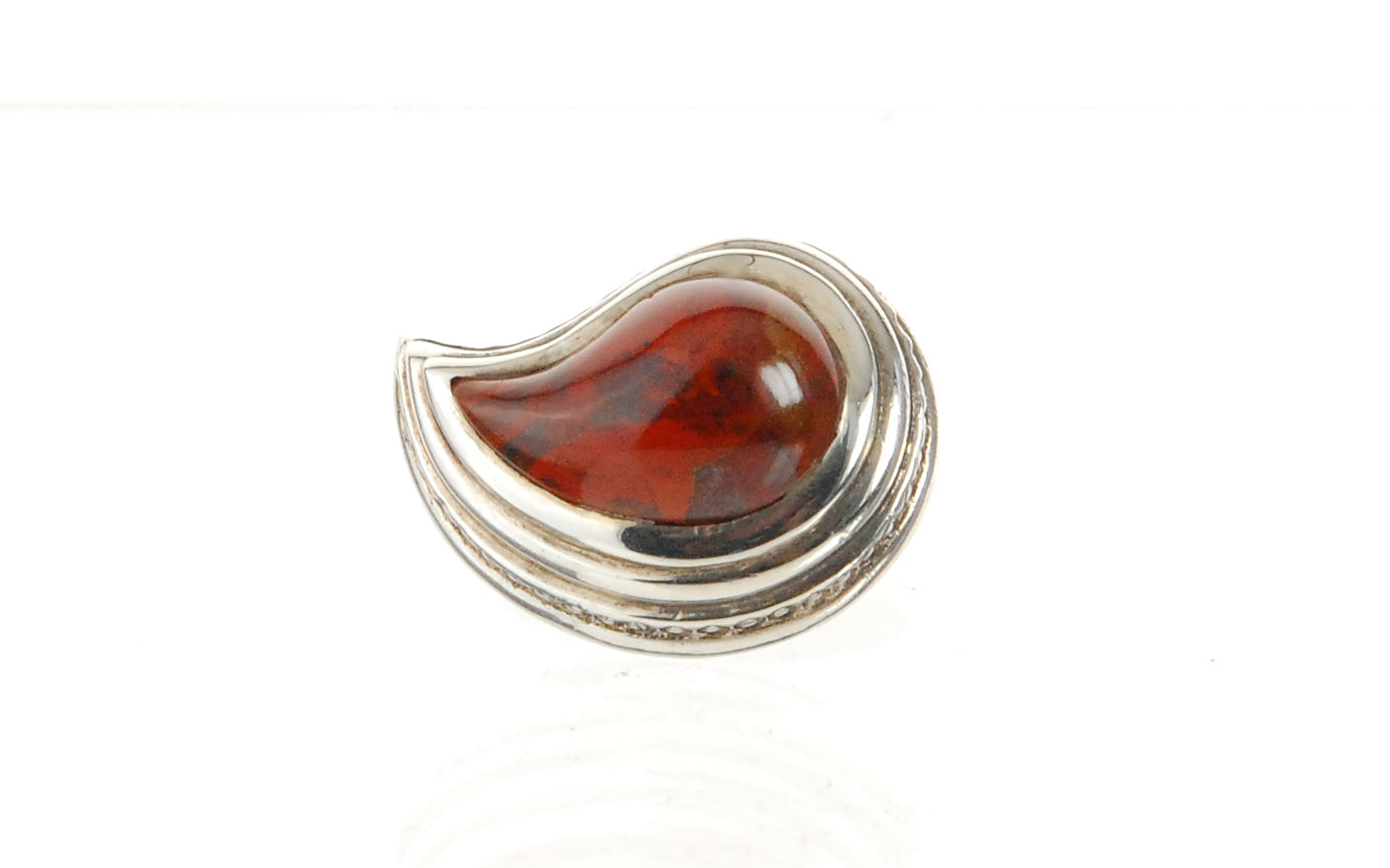 Silver Cufflinks Elfin King PAISLEY