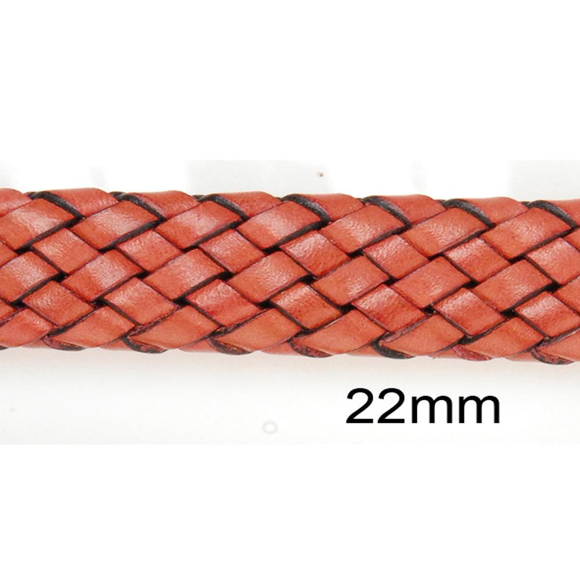 Braided or Embossed Cow Leather 22