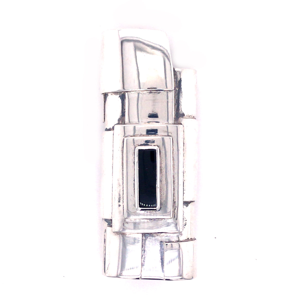Silver Lighter Cover ONYX Bar and PLATES