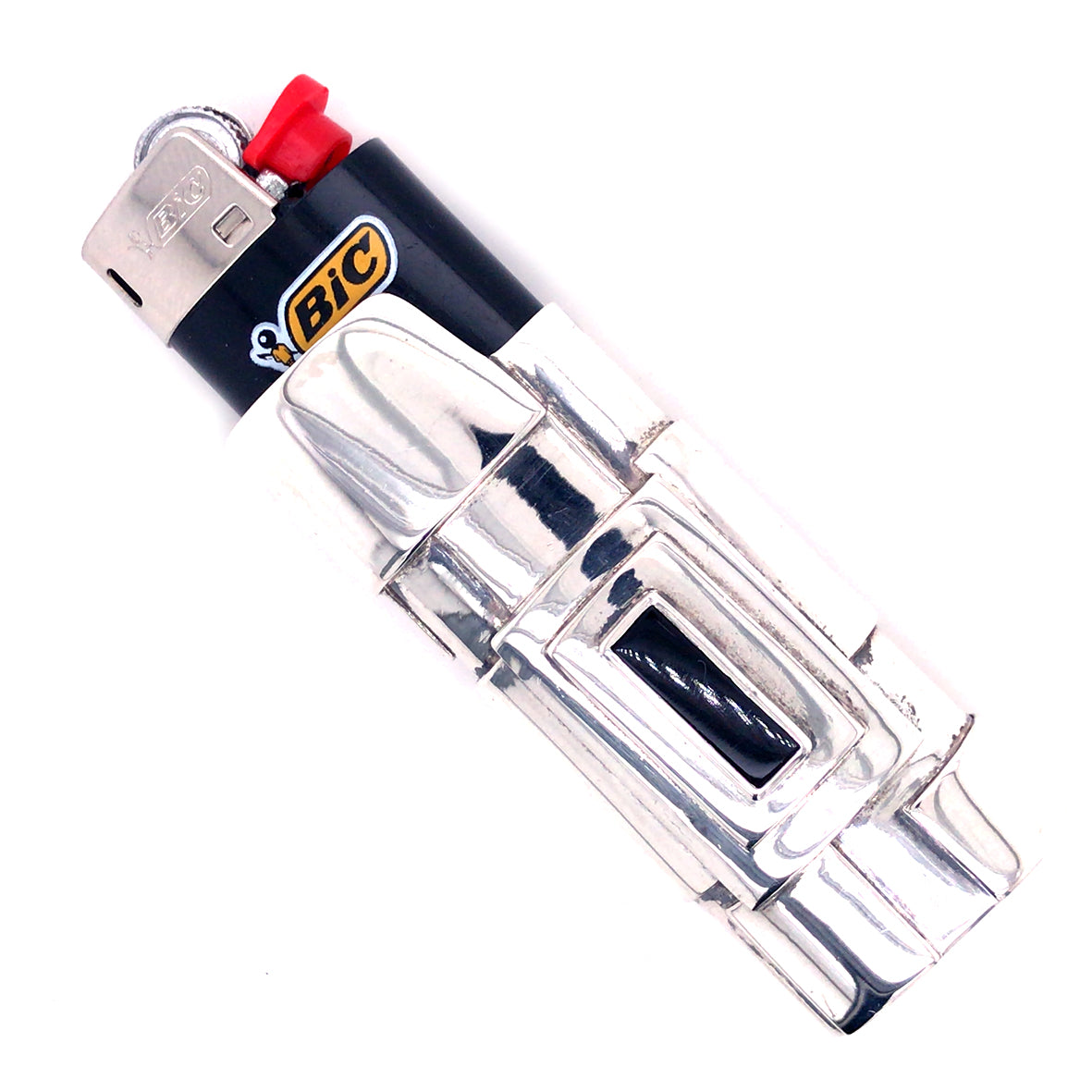 Silver Lighter Cover ONYX Bar and PLATES